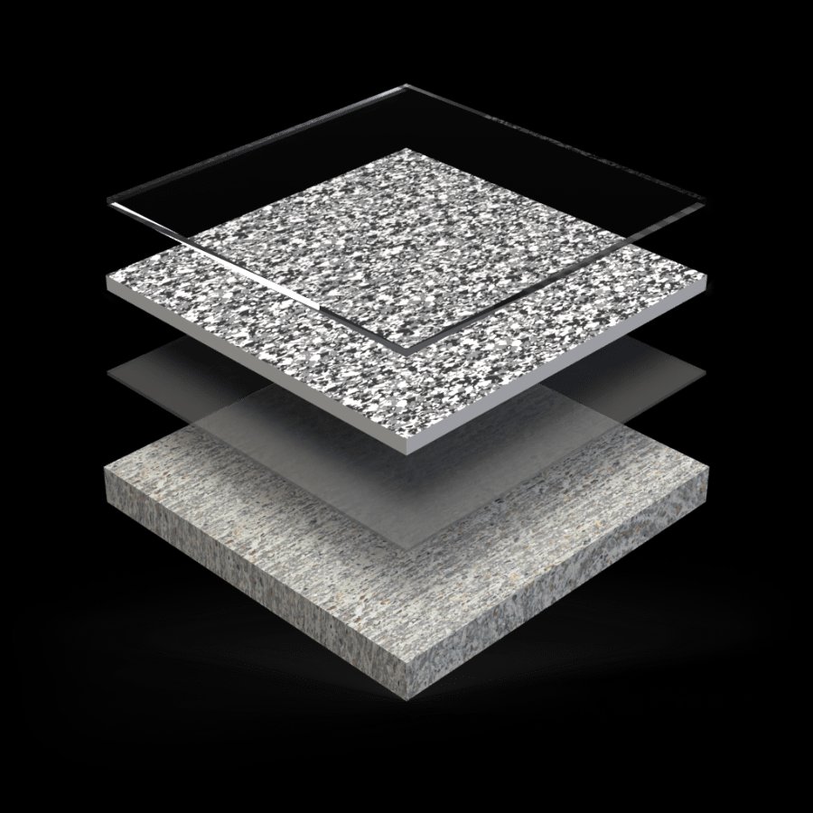 Epoxy coating layer system diagram — Ozarks Concrete Coatings Springfield MO
