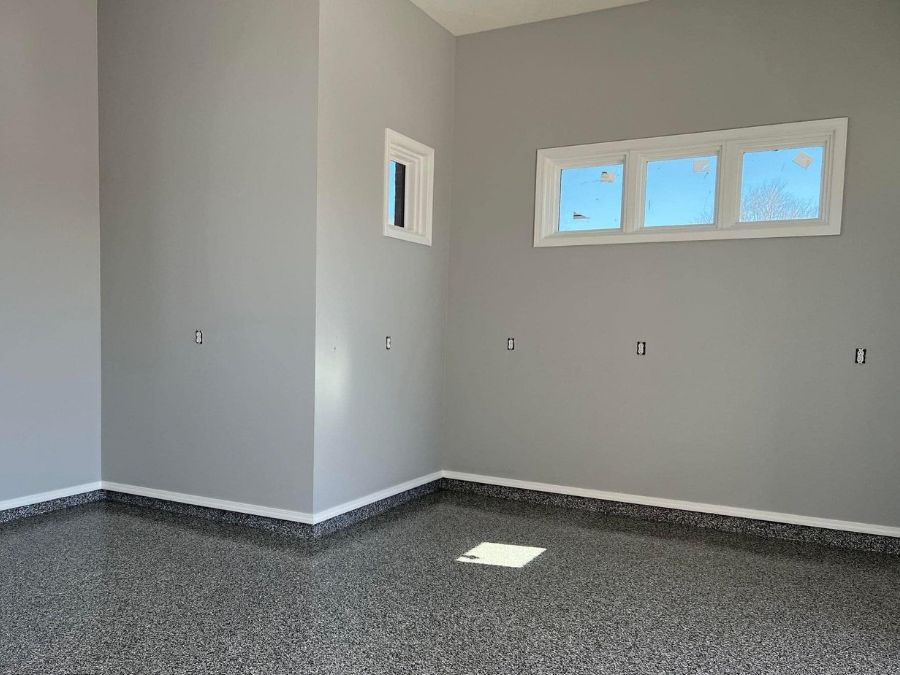 She shed or workshop floor coating Missouri
