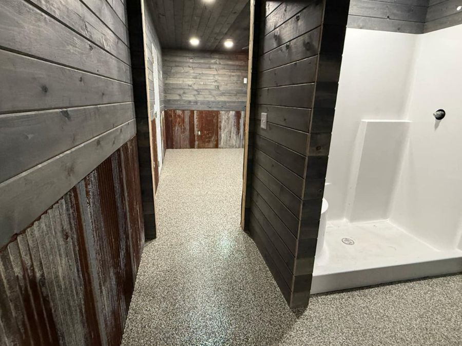 Basement epoxy floor coating Republic MO