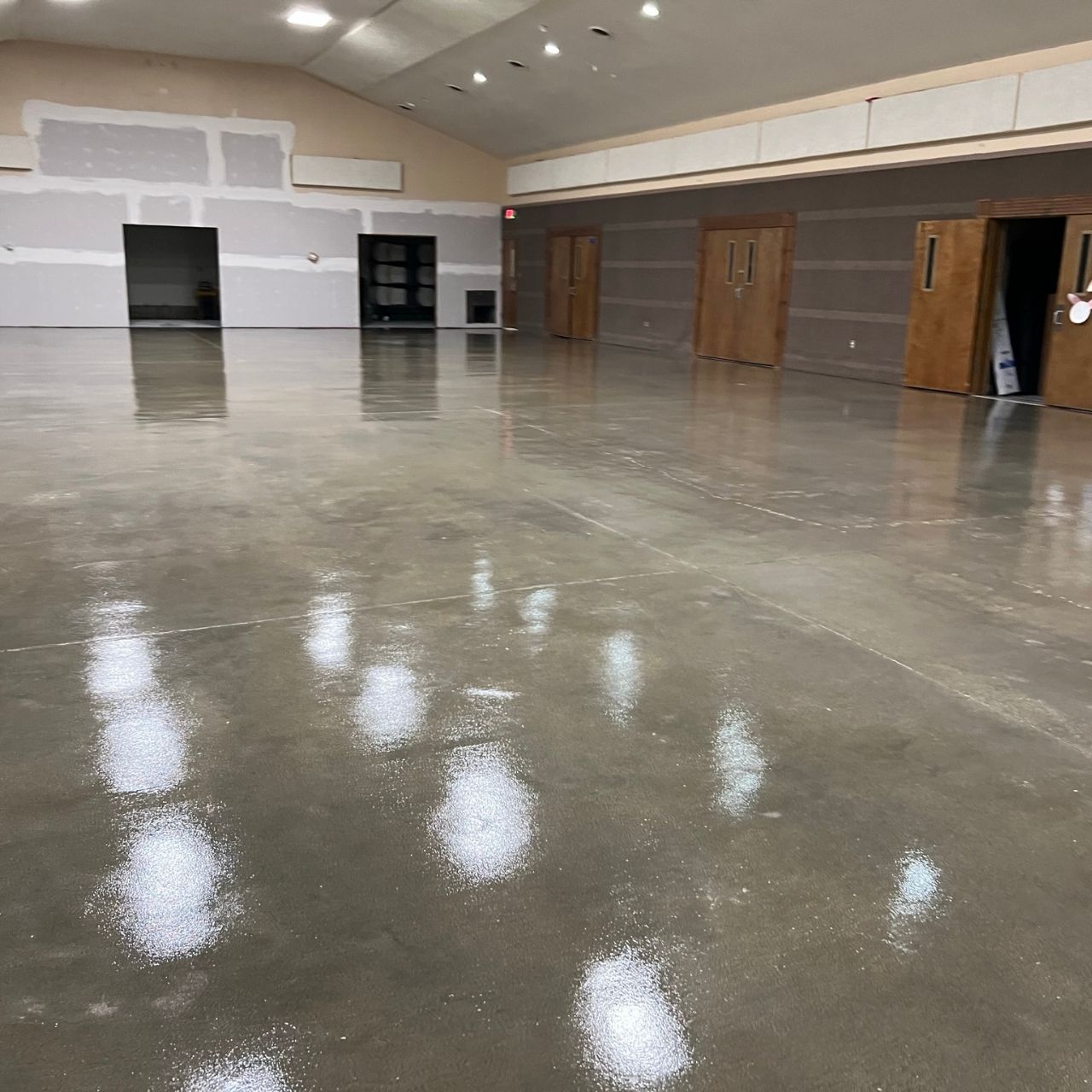 Church fellowship hall floor coating Springfield MO