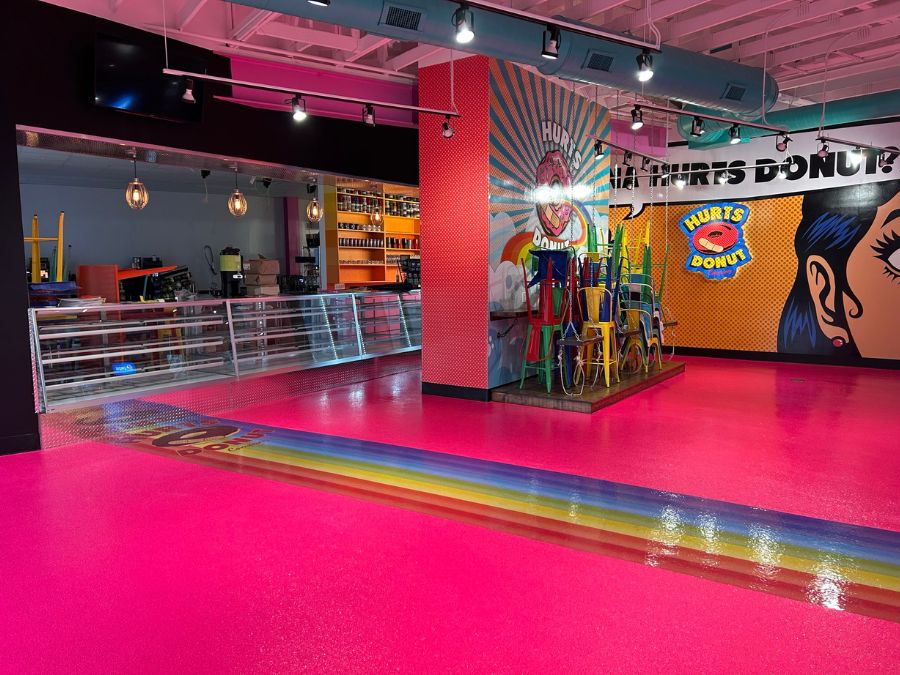 Commercial polyaspartic Branson Missouri