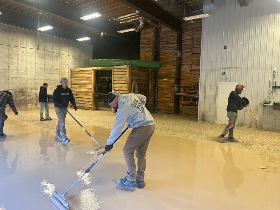 Commercial building floor coating Missouri
