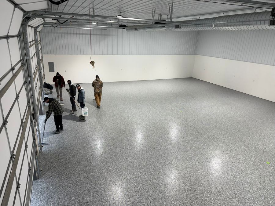 Commercial floor Springfield MO polyaspartic