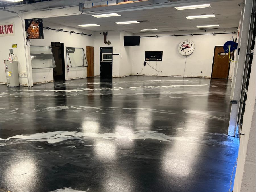 Epoxy floor commercial Springfield Missouri