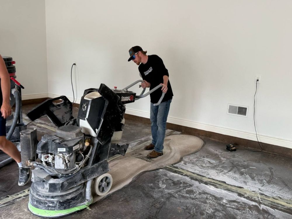 Concrete repair diamond grinding Springfield MO — Ozarks Concrete Coatings