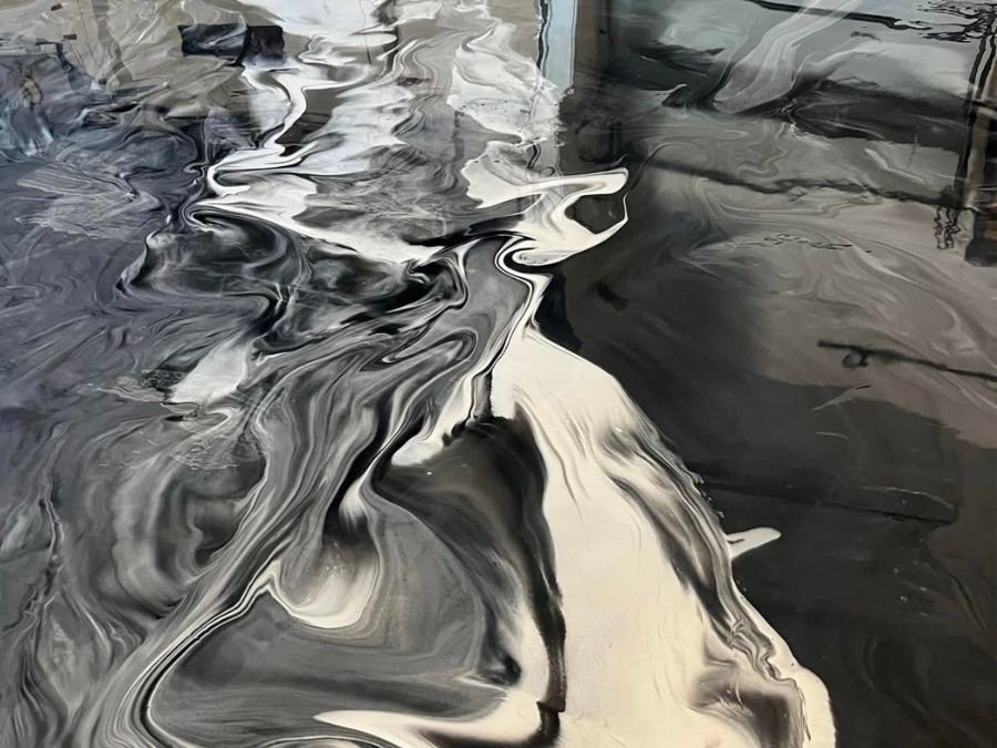 Metallic epoxy floor Branson Missouri