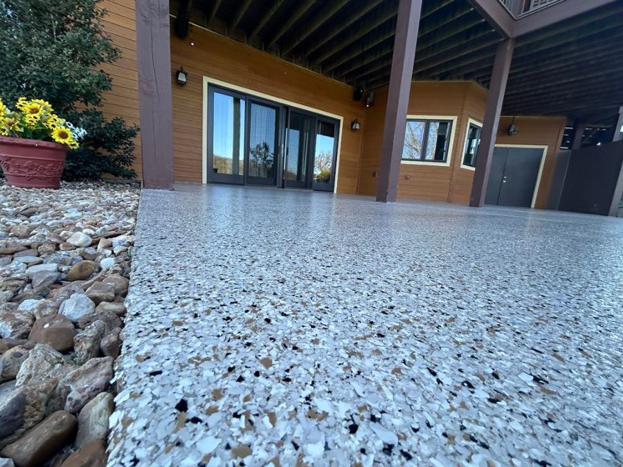 Outdoor patio coating Ozark Missouri