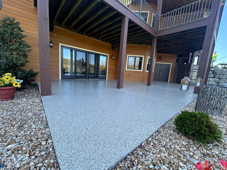 Patio floor coating Southwest Missouri