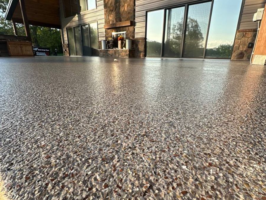 Patio polyaspartic coating Missouri