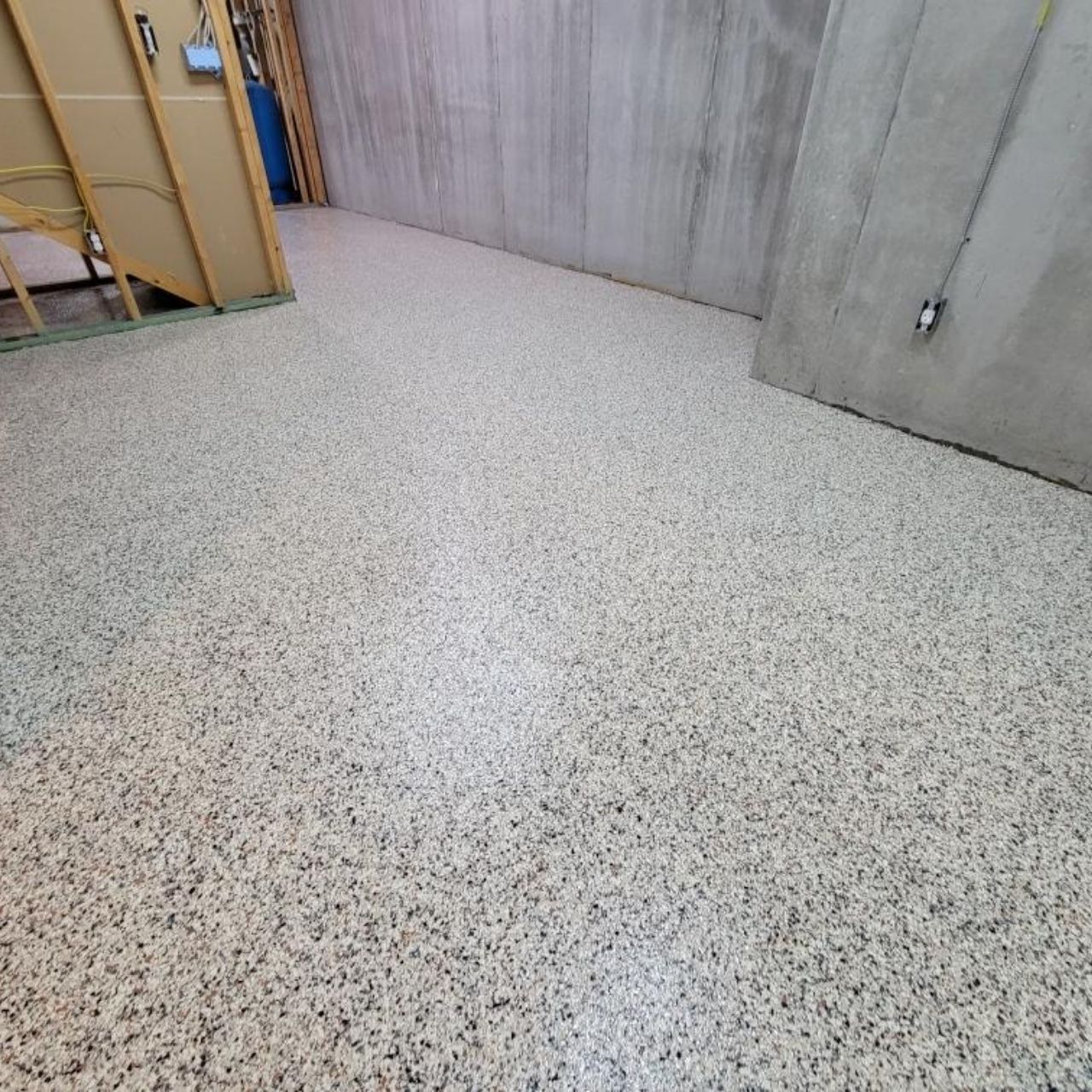 Basement floor coating concrete walls Southwest Missouri