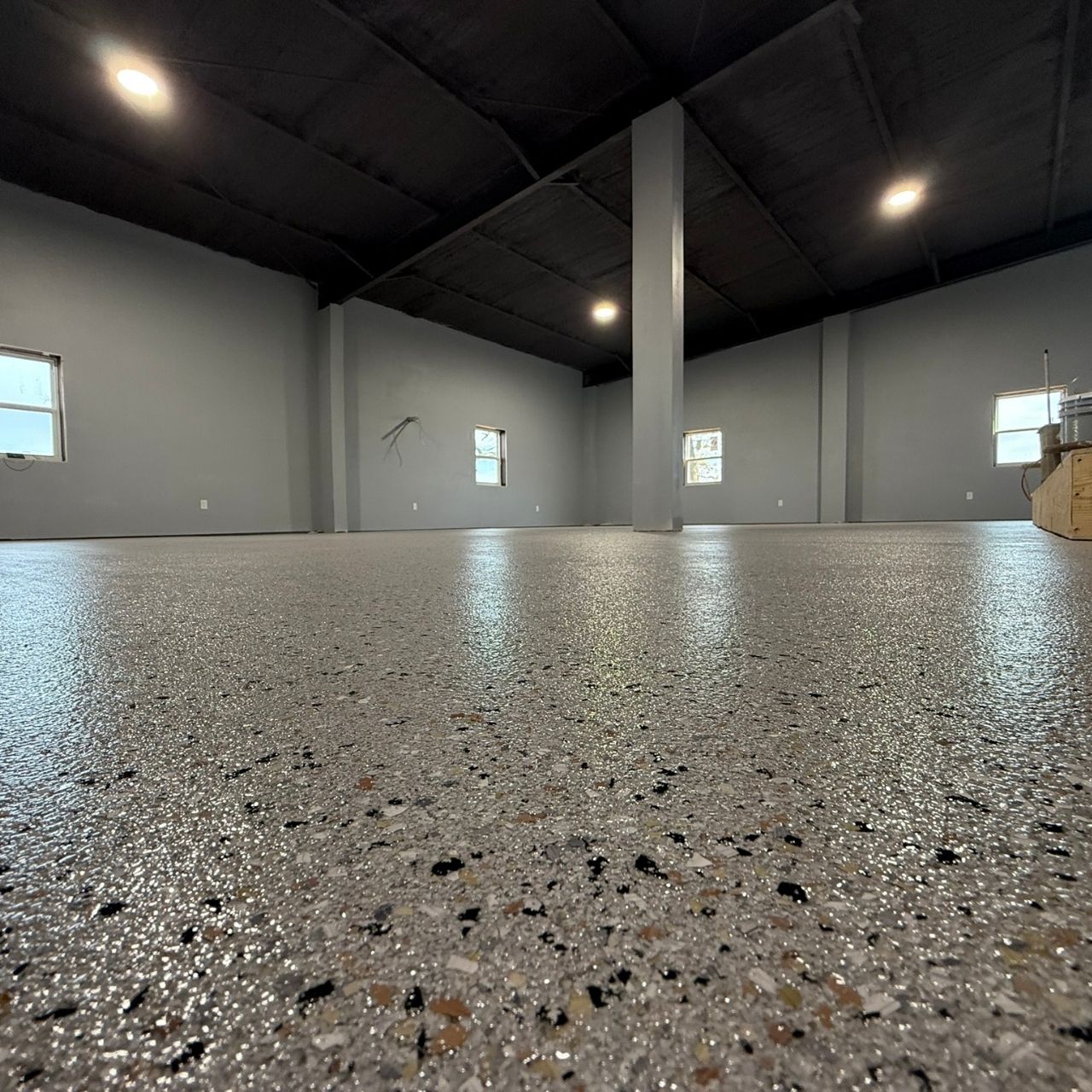 Warehouse floor coating industrial building Missouri